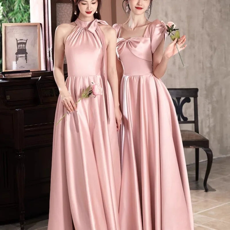 XS-3XL New Summer Escape Princess Evening Dress Adult Birthday Graduation Art Exam Engagement Dress Bridesmaid Dresses