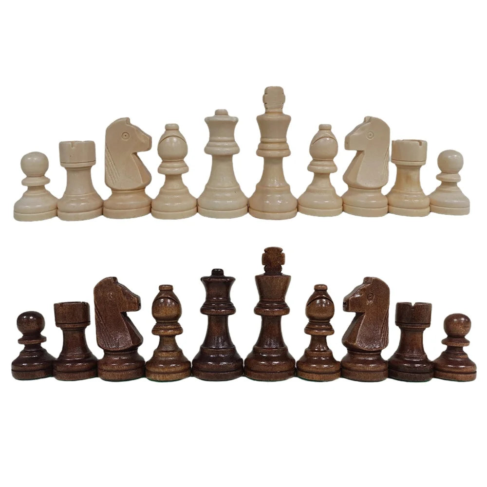 Factory Direct High Quality 3 Inch Luxury Wooden Chess Pieces Chess Replacement Pieces
