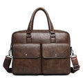 China Online Shopping Computer Laptop Bag for Men and Women Leather Briefcases Messenger Bags Satchel Bag