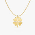 Inspire Jewelry Wholesale Four-leaf Clover Necklace New Female Personality Lucky Grass Pendant Fashion Jewelry Wholesale