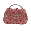 Factory Wholesale Crystal Hand-held love Flower Bag Luxury Handbag Woman