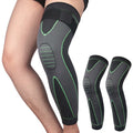 Compression Knee Pads Support Lengthen Stripe Sport Sleeve Protector Elastic Long Kneepad Brace Volleyball Running