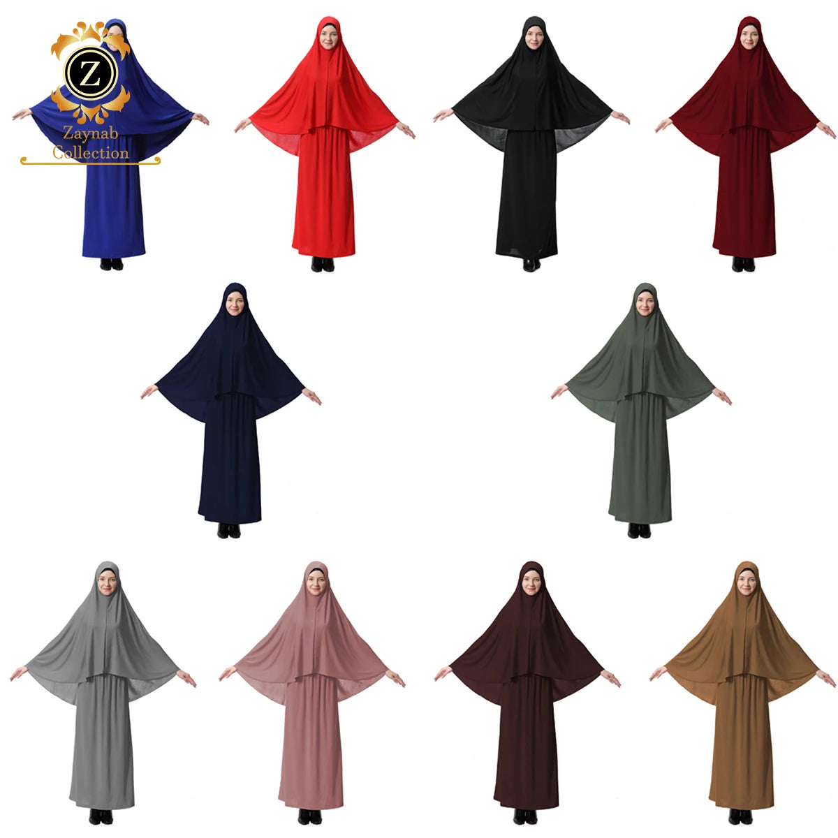Zaynab Jilbab Saudi Arabia Muslim Dress Women Clothes Friperie Dubai Khimar Jilbab Khimar Women Muslim Dress Jilbab