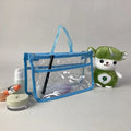 Carp Eva Transparent Tote Bag With Zip Lock Fishing Eva Shopping Bag Waterproof Eva Zipper Cosmetic Bag