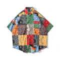 Wholesale Men's T-Shirts Oversized  Harajuku Fashion Brand Loose-Chain Short-Sleeved Shirt Net Red Bereavement Fashion Hip-Hop