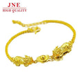 Gold Money Drawing Pi Xiu Ingot Bracelet Copper-Plated Gold Bringing Good Luck and Wealth Live Broadcast Jewelry Bracelet