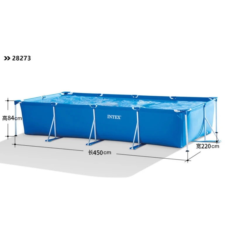 Swimming Outdoor Family Entertainment Rectangular Above Ground Big Kids Adult Environmental Pool