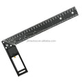 High Precision 90 Degree Square 45 Carbon Steel Industrial Woodworking Angle Gauge Multi-Functional for DIY & OEM Customization