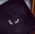 925 Sterling Silver Little Star Stud Earrings for Women Girls Fashion Jewelry