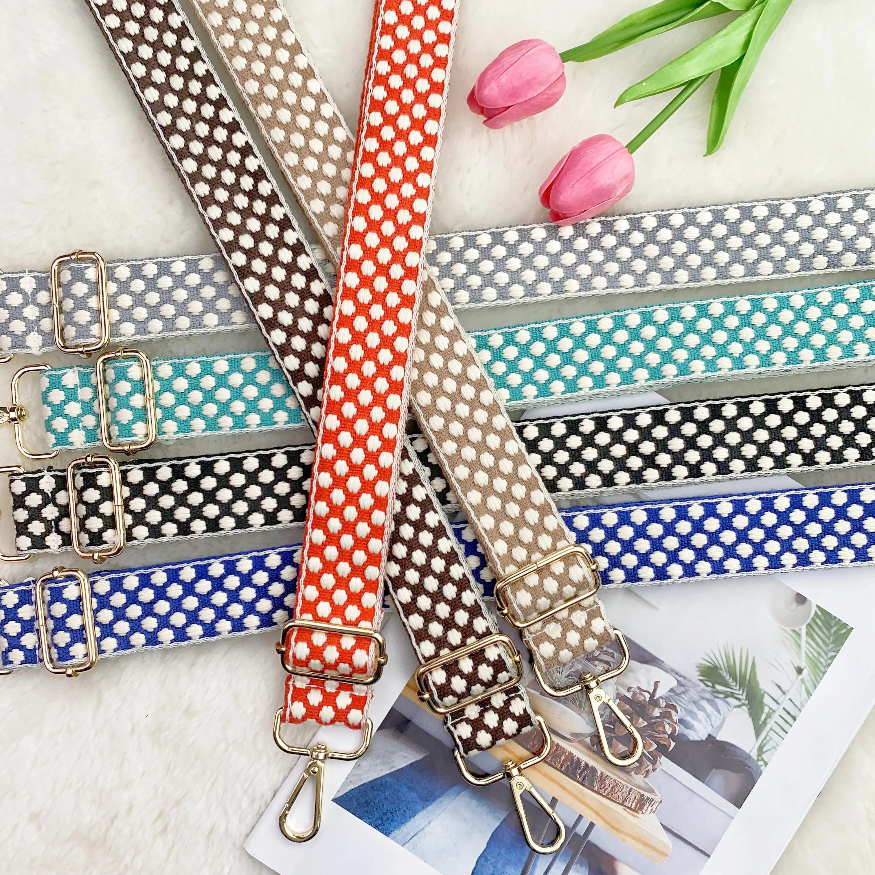 Custom Metal Accessories for Bags Strap Bags Adjustable Printed Shoulder Strap