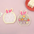 MIO Hot Sale Custom Bunny Shape Plastic Cute Hair Clip Claws Packaging Cards Display Hair Bow Accessory Card for Children