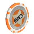 Custom Logo & Pattern ABS Metal Composite Poker Chips for Casino Token & Club Room Use