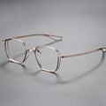 124 Designer Delicate Handmade  Personal Fashion Optics Brilliant Pictures  Titanium Eyeglasses Frame