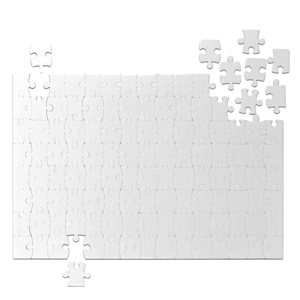 Sublimation Puzzle Blanks Custom DIY Cardboard Puzzles A3 & A4 & A5 Sizes Printable Cardboard Jigsaw Puzzle Ideal for Kids Play