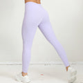 High Waist Quick Dry Soft Stretchy Custom Logo Solid Breathable Sport GYM Yoga Pants Sets Fitness Wear Yoga Leggings Women