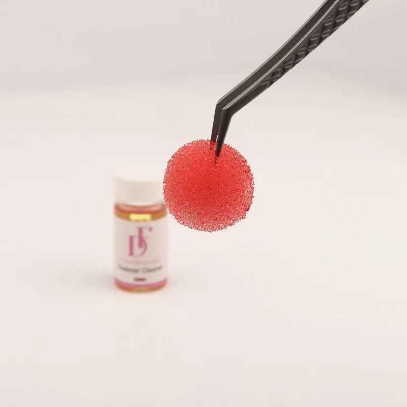 Eyelash Extension Tools Private Label Liquid Tweezers Cleaning Lash Eyelash Extension Sponge Glue Tweezer Cleaner