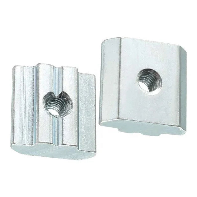 Galvanized Economy T-nut M4 M5 M6 T Slot Nut T-Track Sliding Nut for 3D Printer Accessories