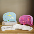 Diy Glue Mold Plaster Car Bus Hollow Atmosphere Lamp Decoration Silicone Mold