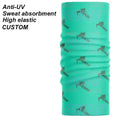 Custom Polyester Printed Anti-UV 50+ Sports Neck Gaiter  Multi-Use Cooling Popular Seamless Fishing  Head Scarf