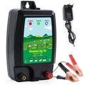 10km Livestock Electric Fence Energizer Portable Power Solar Panel