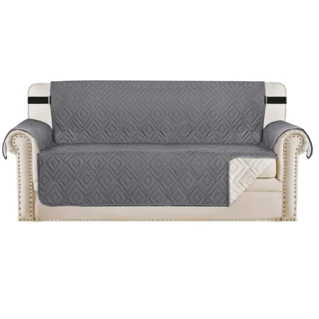 Elastic Oversized  Sectional  Protector Anti Scratch Different Shape Waterproof Nonslip Dots Backing Stretch Couch Cover