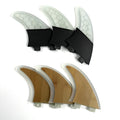 ECO Friendly Fiberglass/Bamboo G3 G5 G7 GX GL Durable Surfboard Fins Thrusters & Tri Set for All Levels Surfing Accessory