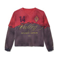 Custom Vintage Washed Distressed Cut off Longsleeve Thermal Waffle Men T-shirt