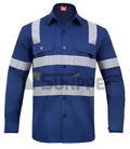 Customizable 100% Anti-Static Cotton Hi Vis Safety Workwear Flame Retardant Coverall Reflective Plus Size Features Hi Vis Work