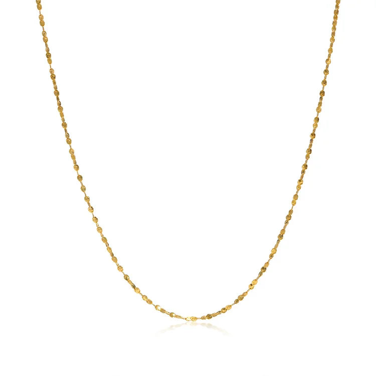 Fashion Popular 316L Stainless Steel 18k PVD Plated Women Gold Plated Link Chains