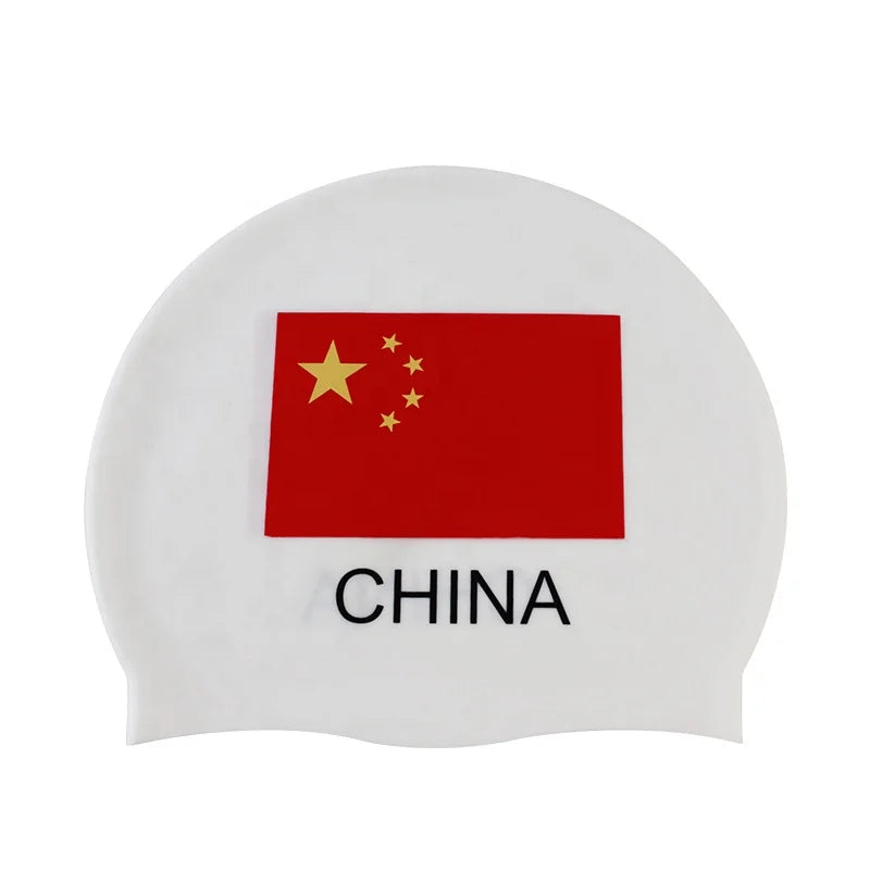 Custom Silicone Adult Seamless Swim Cap Water-proof Comfortable Water Hat Direct Factory