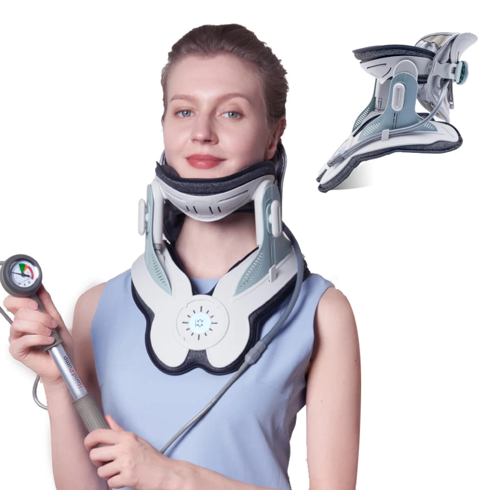 Alphay Home Health Care Elderly Medical Orthopedic Adjustable Neck Brace Cervical Collar Support Neck Stretcher