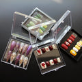 Hot Sale Acrylic False Nail Tips Display Case Storage Box Nail Art Decoration Container Premium Nail Tips Display Storage
