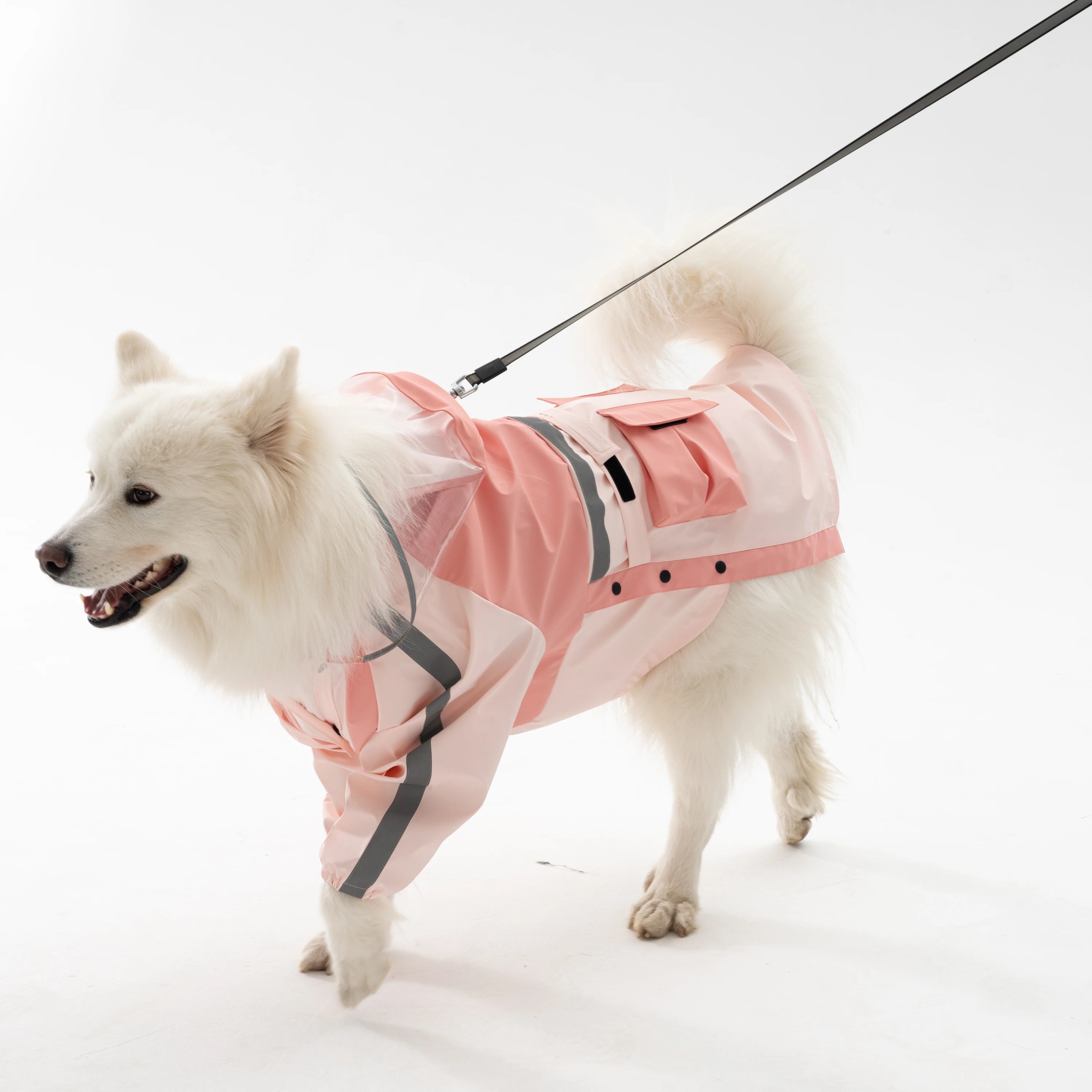 Custom Pet Raincoat High Reflective Fashion Raincoat Jacket Waterproof Big Dog Raincoat