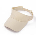 Women Mens Cotton Sun Visor Hats Sports Outdoor Tennis Running Adjustable Sun Protection Beach Cap