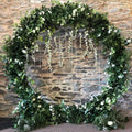 Green Plants Door Flower Entance Wedding Backdrop Decoration  Wedding Flower Rack Curved Arch Stage Background Flower Arch