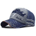 Custom Distressed Baseball Cap Embroidered 100% Cotton Washed Baseball Cap Hat