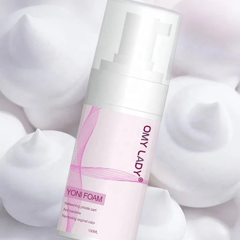 Popular OMYLADY Yoni Foam Wash Feminine Hygiene Witch Hazel Feminine Wash Foam
