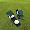 Golf Ball Bag PU Waterproof Practical Portable Golf Ball Case Waist Holder Bag Hook Clip Holding Balls Tees Storage Pouch