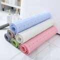 High Quality Shower Mat Environmental protection Suction Cup Solid Color Simple PVC Bathtub Mat Bathroom Non-slip Mat