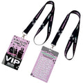 Wholesale VIP Event Backstage Passes PVC Card Badge Lanyard Print Name Holder Lanyards for Event
