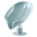 Bathroom Gadgets Drain Soap Holder Box Leaf Shape Soap Box Bathroom Shower Soap Holder Dish Storage Plate Tray Bathroom Supplies