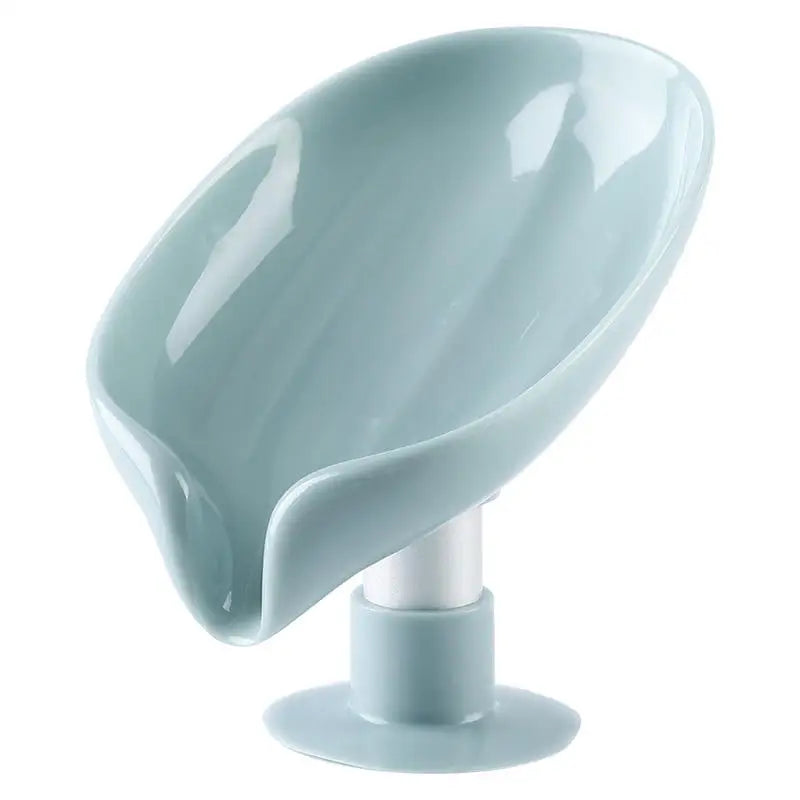 Bathroom Gadgets Drain Soap Holder Box Leaf Shape Soap Box Bathroom Shower Soap Holder Dish Storage Plate Tray Bathroom Supplies