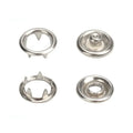 High Quality 4 Parts Prong Snap Button Custom Stainless Steel Ring Metal Press Snap Button