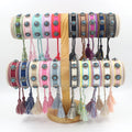 Vintage Western Daisy Turquoise Hand-Woven Bracelets Ethnic Hundred Tassel Hand Rope Wristband for Men and Women