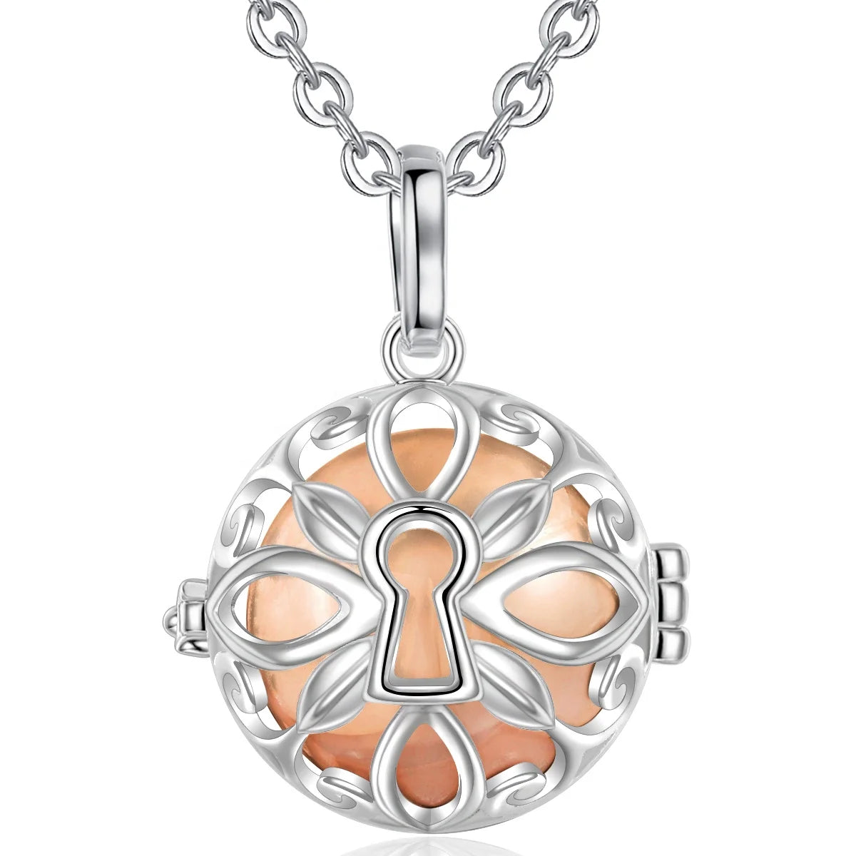 Wholesale Angel Wing Angel Caller Pendants With Mexican Bola Chime Ball Harmony Bola Pregnancy Chime