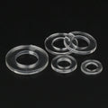 Customized Flat Clear Plastic Washers Transparent Soft Hard PVC Washers