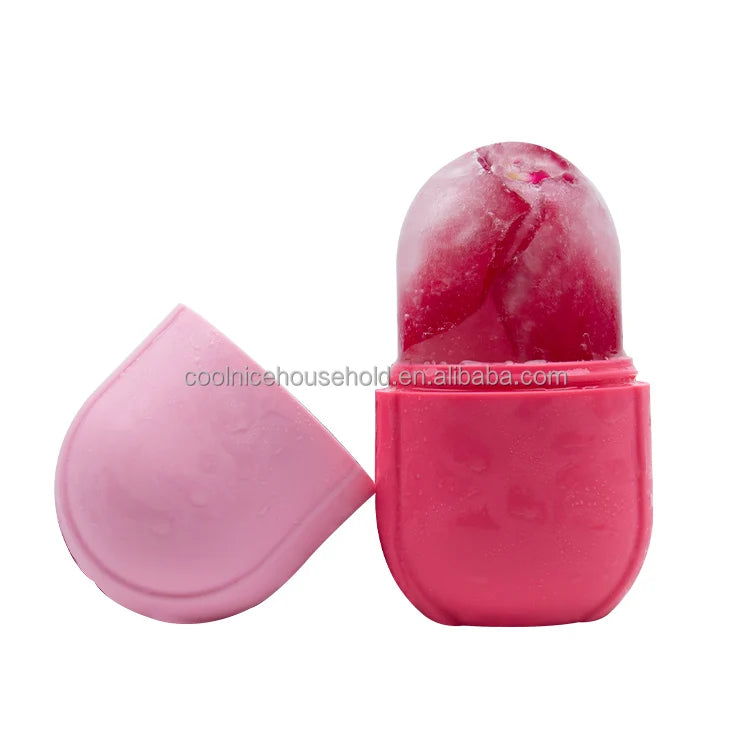 Factory Lifting Skin Cooling and Soothing Ice Face Massage Silicone Portable Popsicle Face Ball Ice Roller