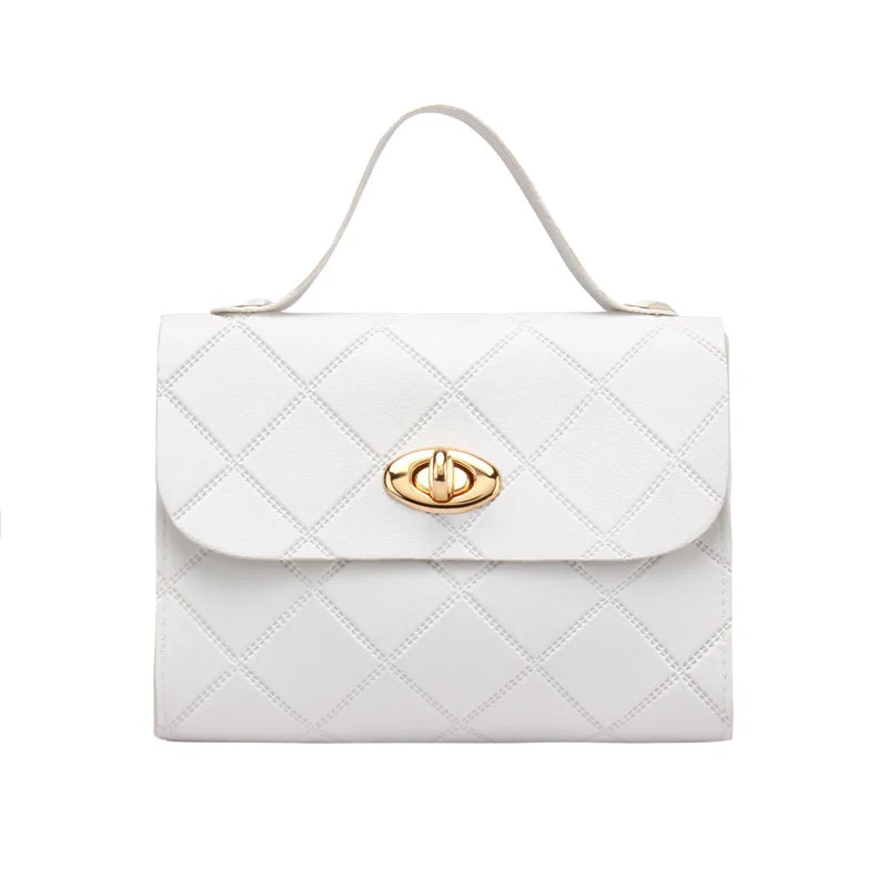 Stock Hot Sell Fashion Elegant New Popular Square Chain Pu Lady Crossbody Bag Shoulder Bag