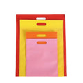 Custom Die Cut Eco-Friendly Recycled Non-Woven Tote Bags Promotional Reusable Shopping Bags Custom Logo Material PP Usage Gift