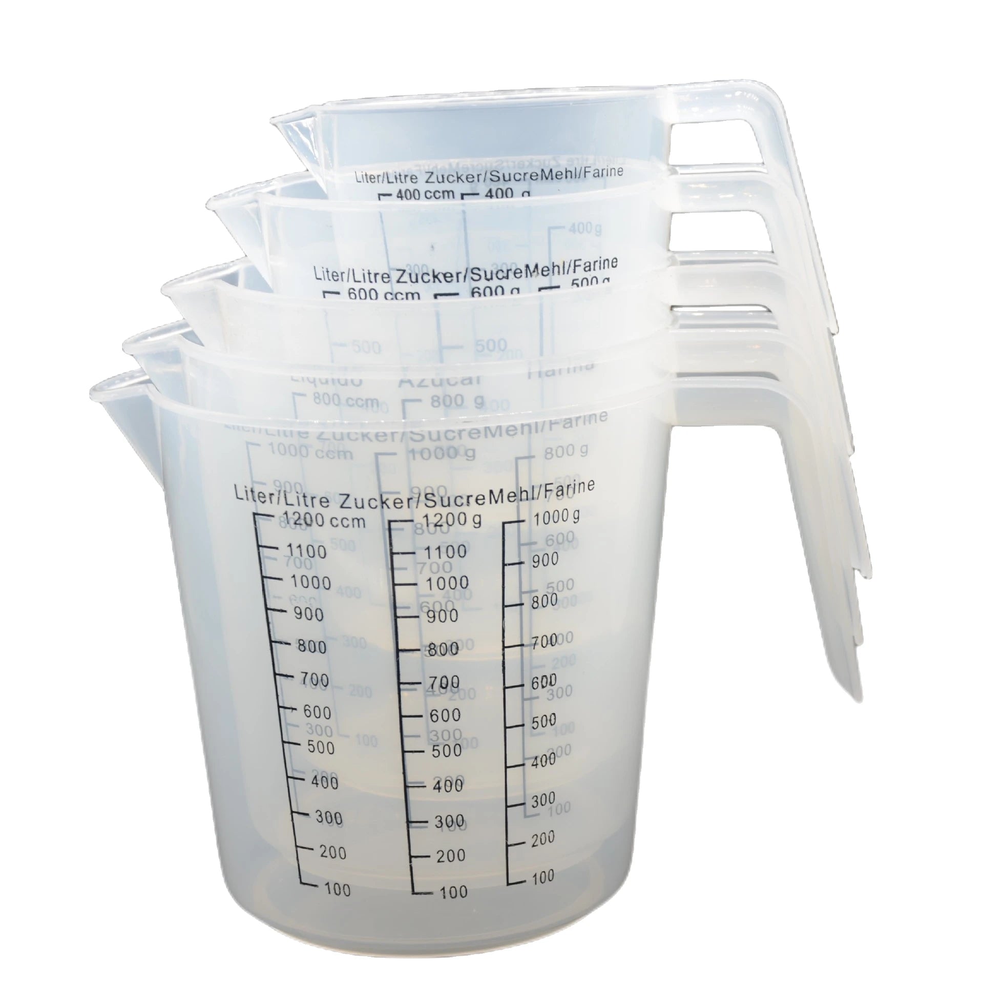 Measuring Cup Plastic Measuring Jug Transparent in Ml Kitchen Plastic Cheap 450 600 800 1000 1200ml Milk Jug Custom Plastic